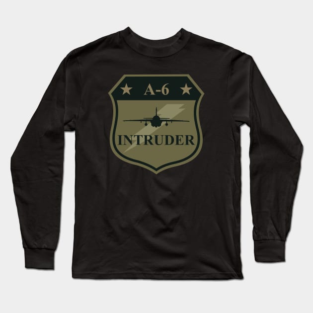 A-6 Intruder Patch (subdued) Long Sleeve T-Shirt by TCP